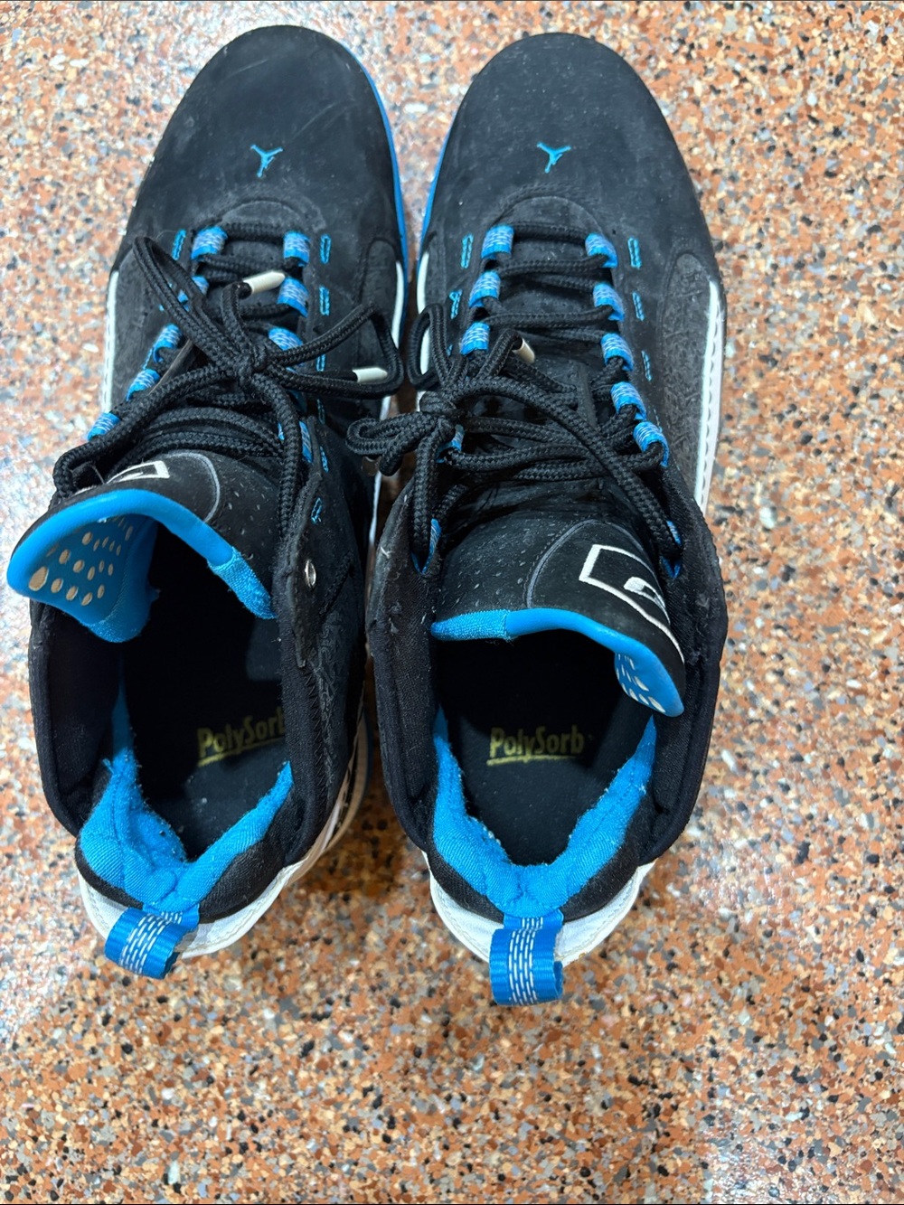 Nike Black and Blue Men's Athletic Basketball Shoes - Nike CP3 - Picture 3 of 5